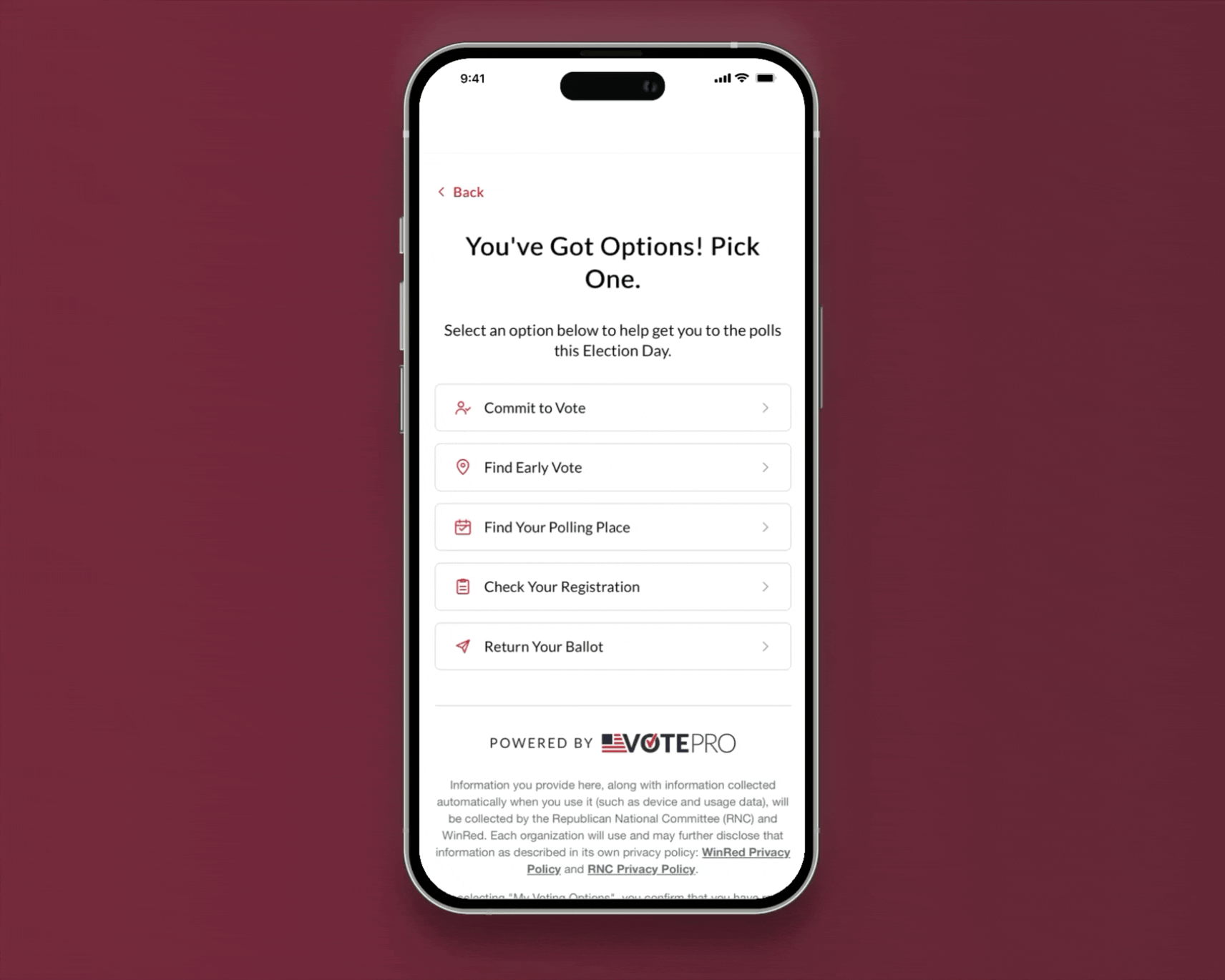 Findyourpollingplaceiphone