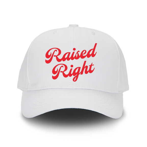 Raised Right Structured Adjustable Hat